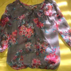 Cute floral blouse